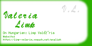 valeria limp business card